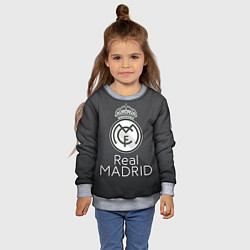 Свитшот детский Real Madrid, цвет: 3D-меланж — фото 2