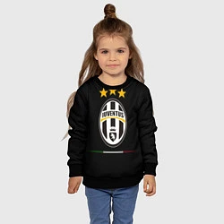 Свитшот детский Juventus: 3 stars, цвет: 3D-черный — фото 2