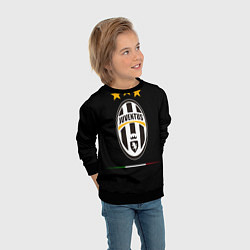 Свитшот детский Juventus: 3 stars, цвет: 3D-черный — фото 2
