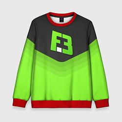 Свитшот детский FlipSid3 Uniform, цвет: 3D-красный