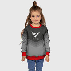 Свитшот детский Wings Uniform, цвет: 3D-красный — фото 2