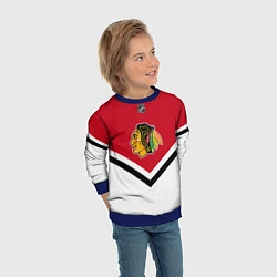 Свитшот детский NHL: Chicago Blackhawks, цвет: 3D-синий — фото 2