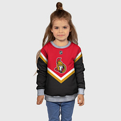 Свитшот детский NHL: Ottawa Senators, цвет: 3D-меланж — фото 2