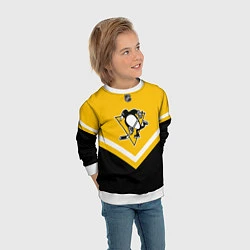 Свитшот детский NHL: Pittsburgh Penguins, цвет: 3D-белый — фото 2