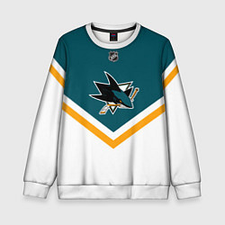Свитшот детский NHL: San Jose Sharks, цвет: 3D-белый