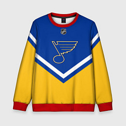 Свитшот детский NHL: St. Louis Blues, цвет: 3D-красный