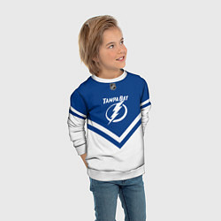 Свитшот детский NHL: Tampa Bay Lightning, цвет: 3D-белый — фото 2