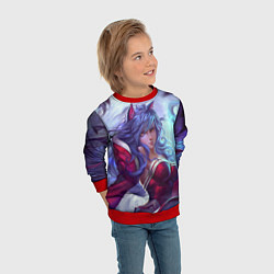 Свитшот детский Red Dress, цвет: 3D-красный — фото 2