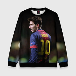 Свитшот детский Месси 10, цвет: 3D-черный