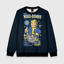 Свитшот детский Nuka Bombs, цвет: 3D-черный