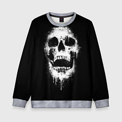 Свитшот детский Evil Skull, цвет: 3D-меланж