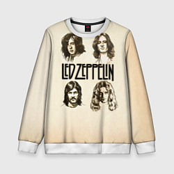 Свитшот детский Led Zeppelin Guys, цвет: 3D-белый