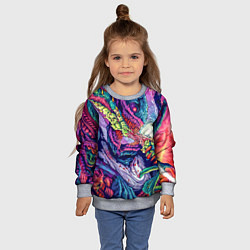 Свитшот детский Hyper Beast Style, цвет: 3D-меланж — фото 2