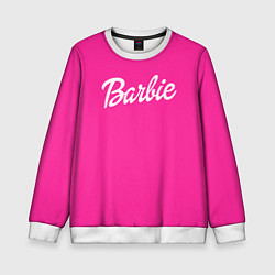 Свитшот детский Барби, цвет: 3D-белый
