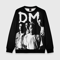 Свитшот детский Depeche mode: black, цвет: 3D-черный