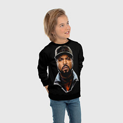 Свитшот детский Ice Cube, цвет: 3D-черный — фото 2