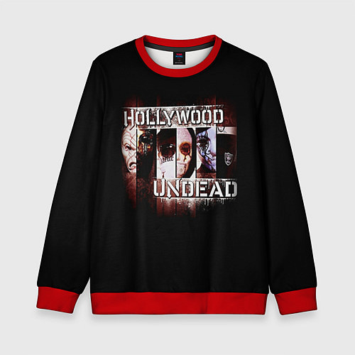 Детский свитшот Hollywood Undead: Guys / 3D-Красный – фото 1
