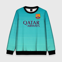 Свитшот детский Barcelona FC: Aqua, цвет: 3D-черный