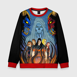 Свитшот детский Dethklok: Heroes, цвет: 3D-красный