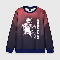 Свитшот детский Linkin Park Честер, цвет: 3D-синий