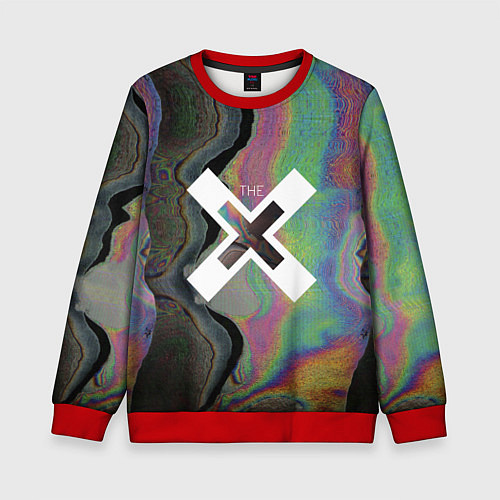 Детский свитшот The XX: Neon Colour / 3D-Красный – фото 1