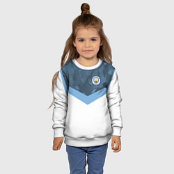 Свитшот детский Manchester City FC: Sport, цвет: 3D-белый — фото 2