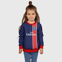 Свитшот детский FC PSG: Original, цвет: 3D-красный — фото 2
