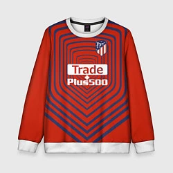 Свитшот детский Atletico Madrid: Red Original, цвет: 3D-белый