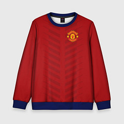 Свитшот детский Manchester United: Red Lines, цвет: 3D-синий