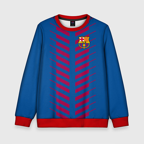 Детский свитшот FC Barcelona: Creative / 3D-Красный – фото 1