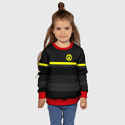 Свитшот детский FC Borussia 2018 Original #3, цвет: 3D-красный — фото 2