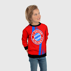 Свитшот детский FC Bayern: Storm, цвет: 3D-черный — фото 2