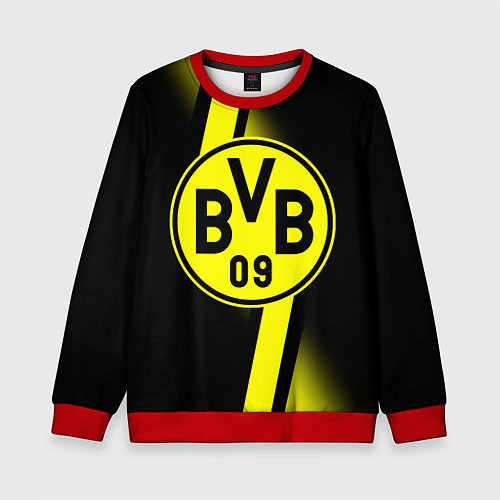 Детский свитшот FC Borussia Dortmund: Storm / 3D-Красный – фото 1