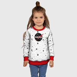 Свитшот детский NASA: Moonlight, цвет: 3D-красный — фото 2