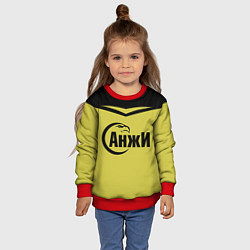 Свитшот детский ФК Анжи Махачкала, цвет: 3D-красный — фото 2