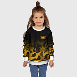 Свитшот детский PUBG: Military Honeycomb, цвет: 3D-белый — фото 2