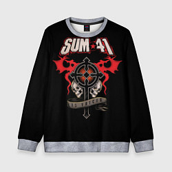 Свитшот детский Sum 41: 13 Voices, цвет: 3D-меланж
