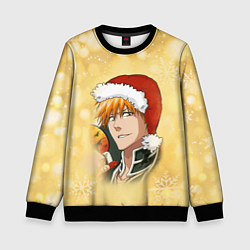 Свитшот детский Happy New Bleach!, цвет: 3D-черный