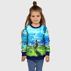 Свитшот детский Z-Link, цвет: 3D-синий — фото 2