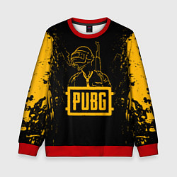 Свитшот детский PUBG: Black Soldier, цвет: 3D-красный