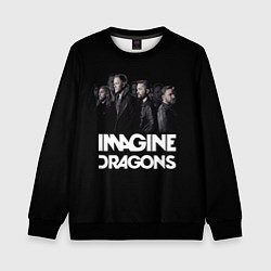 Свитшот детский Imagine Dragons: Boy Band, цвет: 3D-черный