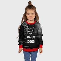 Свитшот детский Watch Dogs: Hacker, цвет: 3D-красный — фото 2