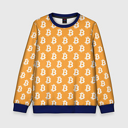 Свитшот детский BTC Pattern, цвет: 3D-синий