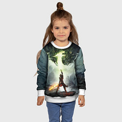 Свитшот детский Dragon Age: Inquisition, цвет: 3D-белый — фото 2