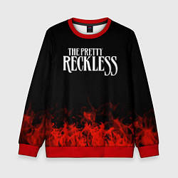Свитшот детский The Pretty Reckless: Red Flame, цвет: 3D-красный