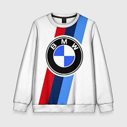 Свитшот детский BMW M: White Sport, цвет: 3D-белый