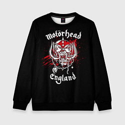 Свитшот детский Motorhead England, цвет: 3D-черный