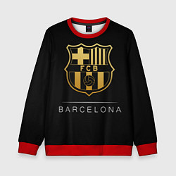 Свитшот детский Barcelona Gold Edition, цвет: 3D-красный