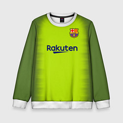 Свитшот детский FC Barcelona: Home 18/19, цвет: 3D-белый