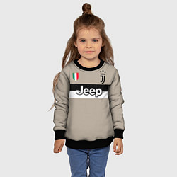 Свитшот детский FC Juventus: Away 18/19, цвет: 3D-черный — фото 2